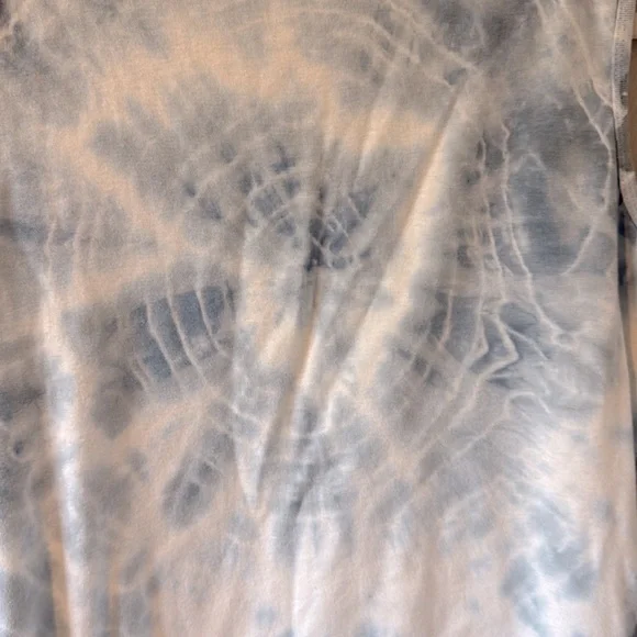 Bleu Clair Women’s Crochet look Collar Sleeveless Tie Dye Shades Of Blue… - Picture 5 of 9